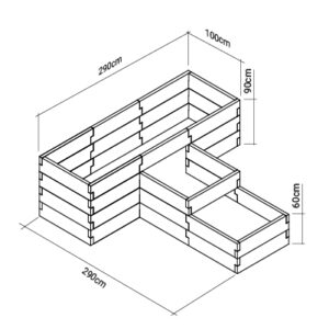 Warzywnik T x 60/90/120cm